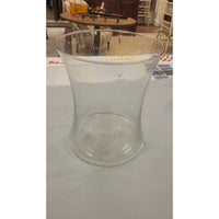 Curved Glass Candle Holder