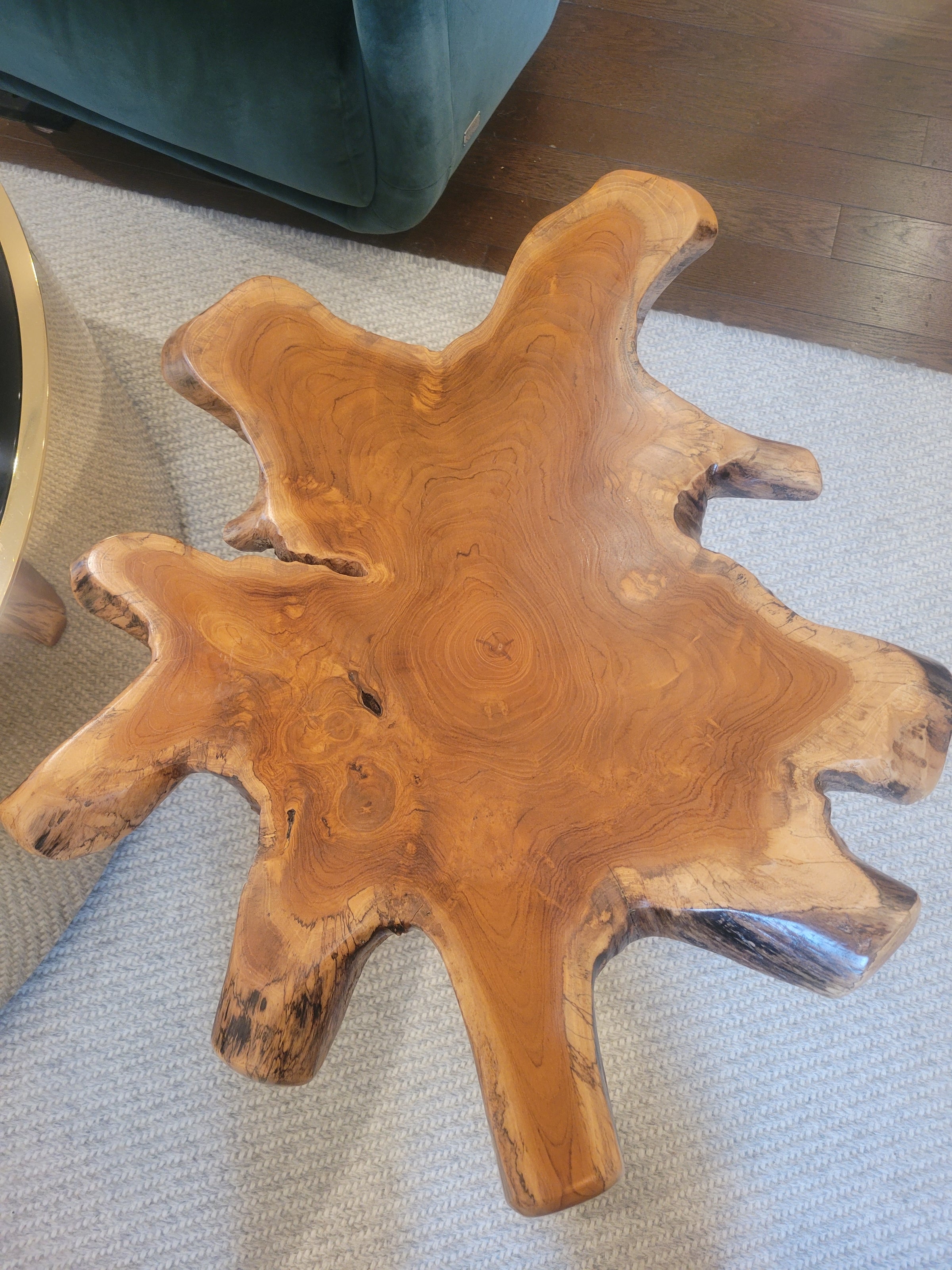 Live Edge Free Form Wood Side Table