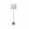 Chrome & Lucite Floor Lamp w/ Off-White Shade
