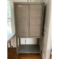 Graydon Shagreen Bar Cabinet by RH (AS IS)