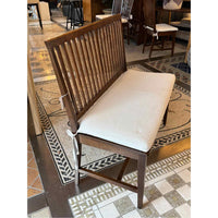 Wood Bench w/ Cushion by C&B