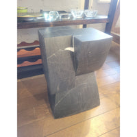 Cubist Side Table by Thomas Pheasant for Baker / McGuire - colletteconsignment.com