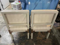 SET of 10 Leather & Brass Dining Chairs by Antoine Proulx for Dennis Miller