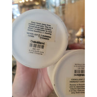 Pair of White Snowflake Votive Candle Holders