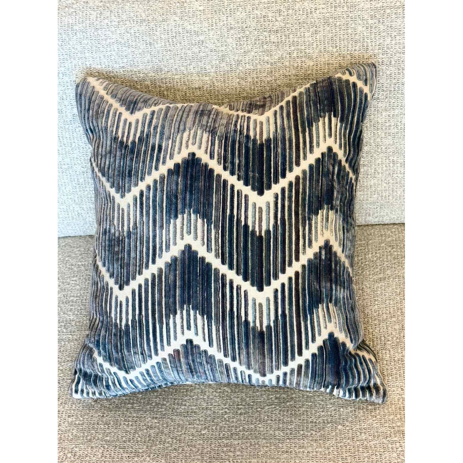 Navy Sarah Toss Square Pillow