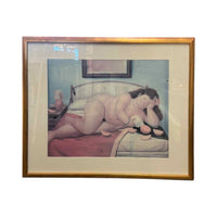 Framed Fernando Botero Art Print - "La Corrida" (1992)