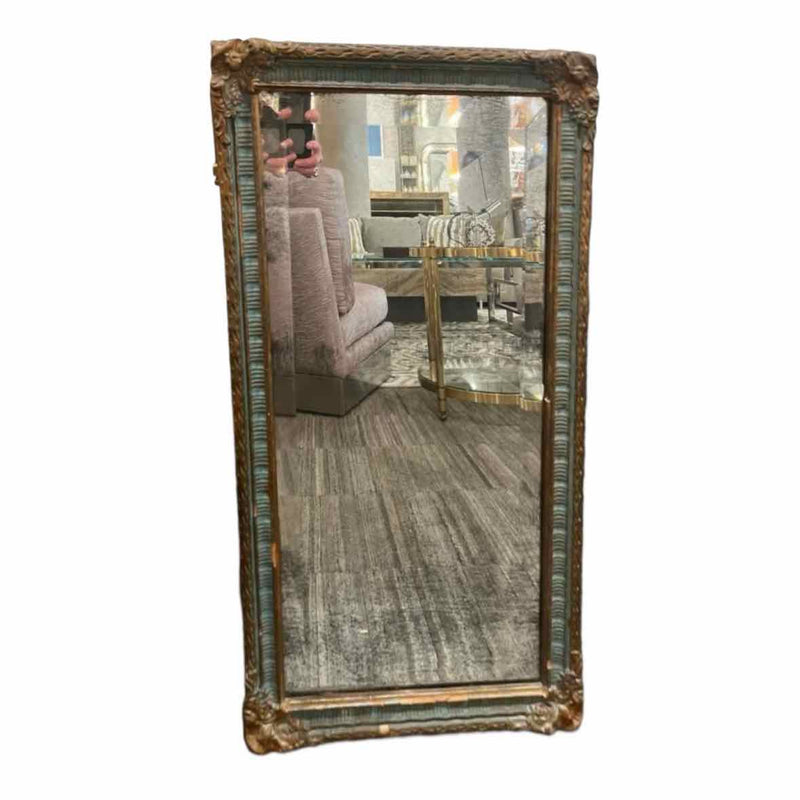 Antique 19th C. French Metal Framed Mirror