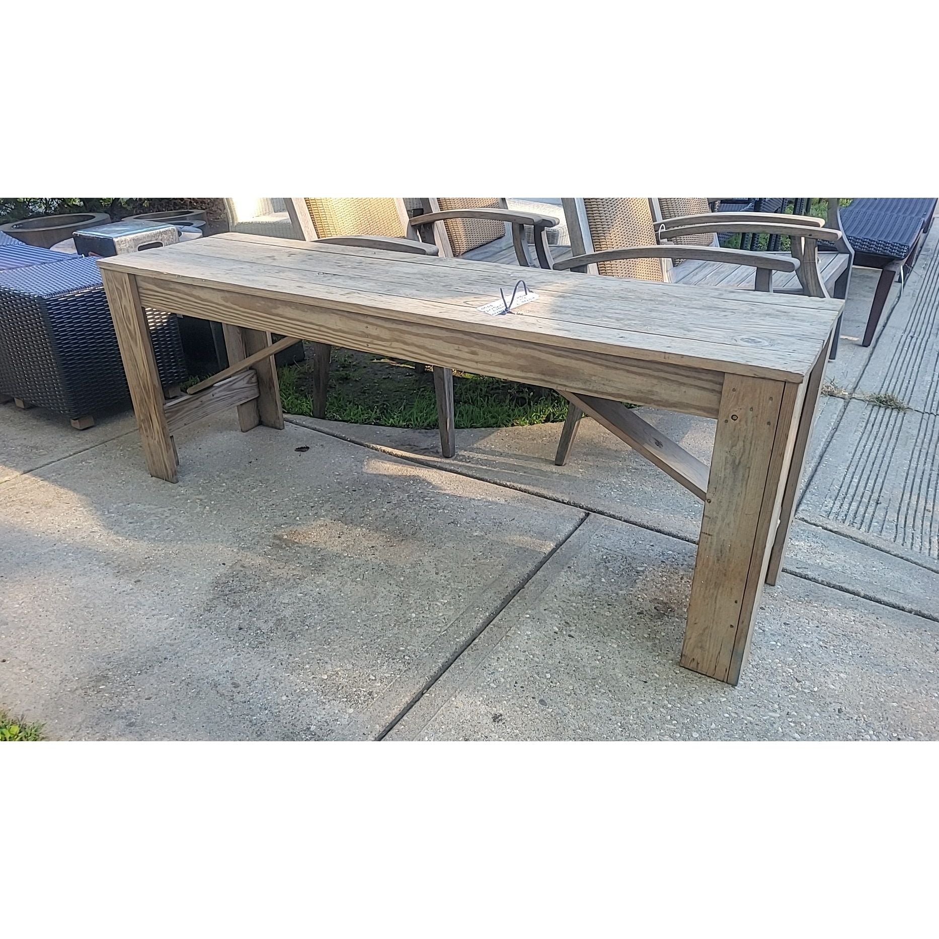 Rustic Wood Carpenter's Bench