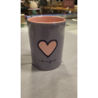 Ceramic "Life Is Good" Cup - AS IS