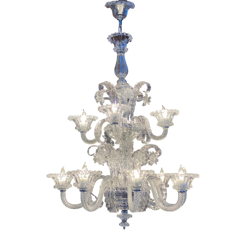 Large Baccarat Style Crystal chandelier