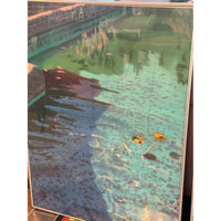 Waterscape Diptych by David Kessler in Silver Frames