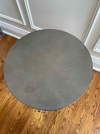 Graydon Round Shagreen Side Table by RH (AS IS)