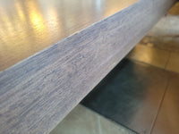 Wood Coffee Table w/ Black Wash Legs (AS IS)