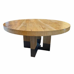 Artistica Home Verite 60" Round Blonde Wood Dining Table
