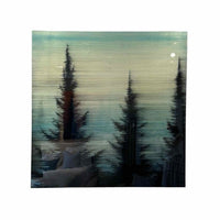 'Changes' 2007 L.E. Teal Resin Print by Hamilton Aguiar - colletteconsignment.com