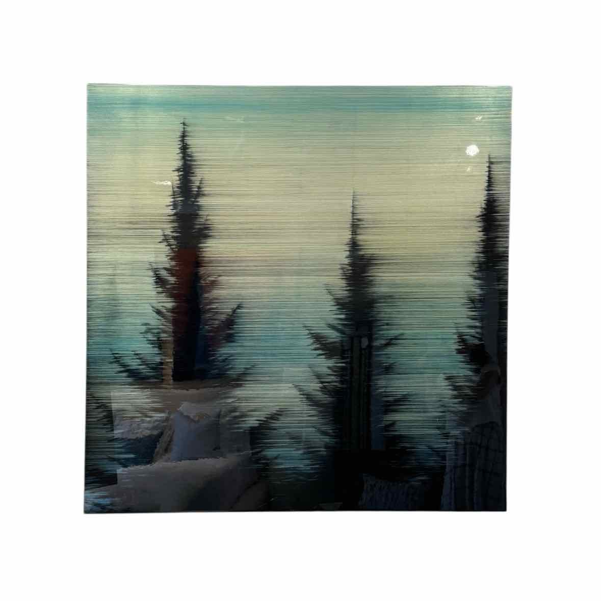 'Changes' 2007 L.E. Teal Resin Print by Hamilton Aguiar - colletteconsignment.com