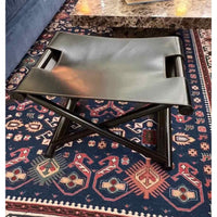 Leather Holly Hunt Stool