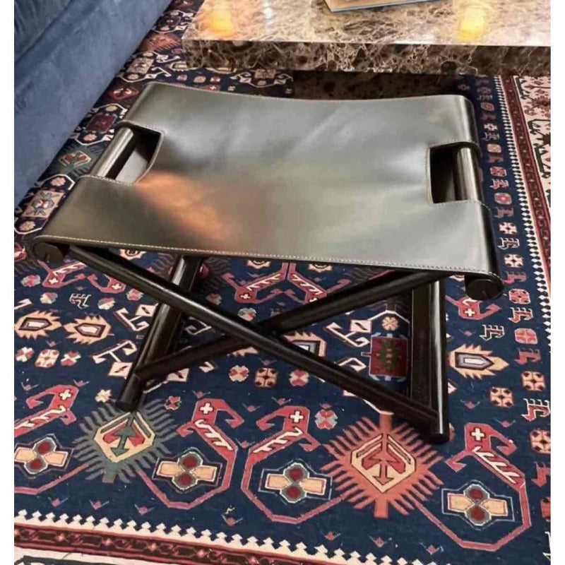 Leather Holly Hunt Stool