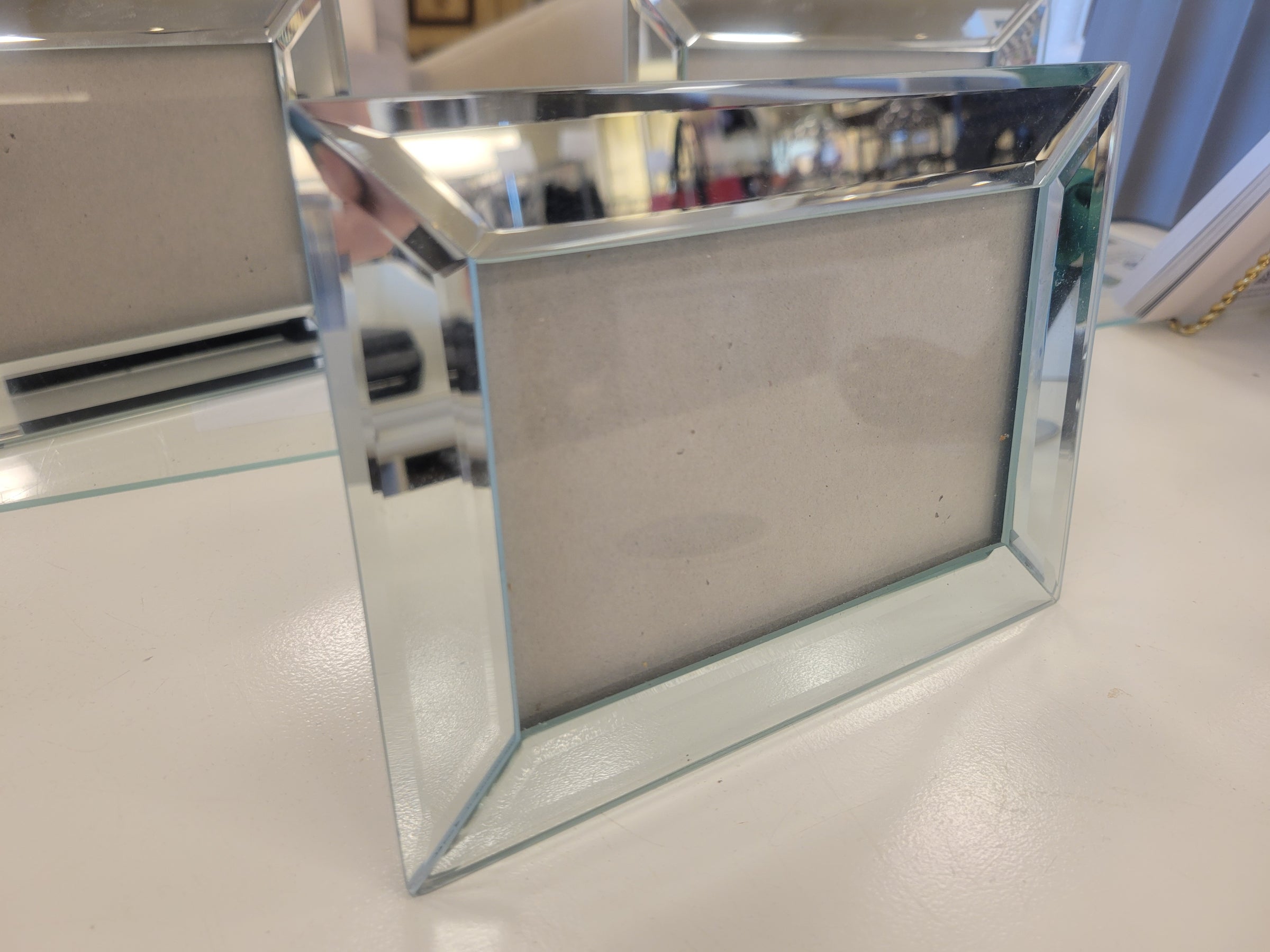 Mirrored Glass Picture Frame