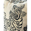 Z Gallerie Black & White Tibetan Tiger Pillow