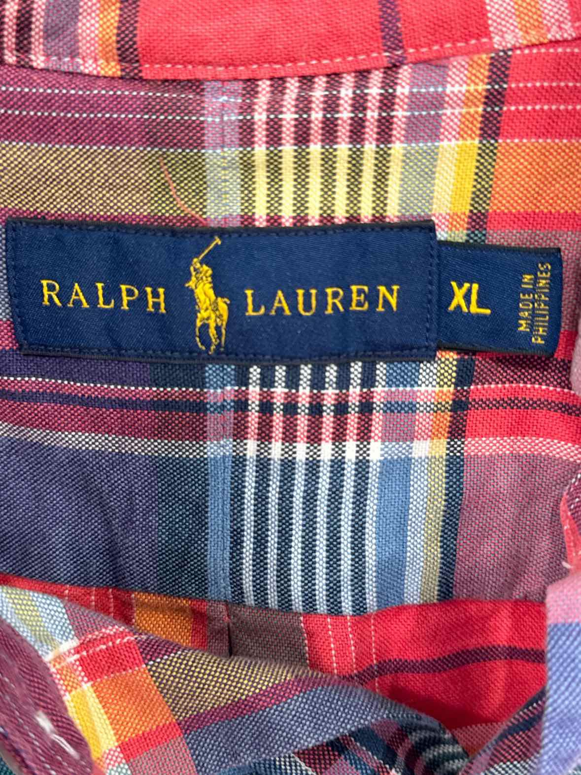 Men's Ralph Lauren Mens Size XL Pink/Multi Shirt