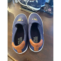 Shoe Size 9 Polo Ralph Lauren Navy Loafers - colletteconsignment.com