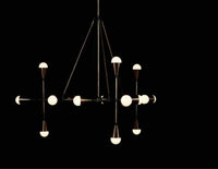 Apperatus Triad Aged Brass 15 Pendant Light