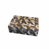Wood Box w/ Onyx Mosaic Veneer