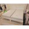 Twin-Sized White Wood Bed Frame