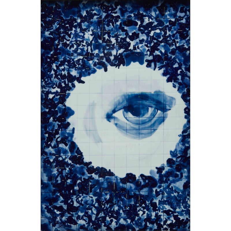 "Eye, 2014" by Jared Fitzgerald - Chinese Porcelain Panel