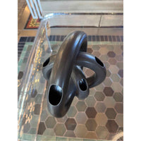 Ikebana Gray Loops Sculptural Vase