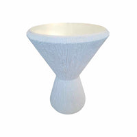 'Nika' Concrete Side Table by Arteriors - colletteconsignment.com