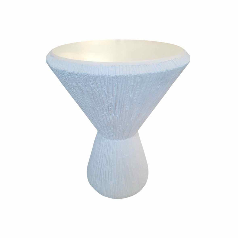 'Nika' Concrete Side Table by Arteriors - colletteconsignment.com
