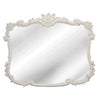 French Style White Wood Buffet Mirror by Shabby Chic