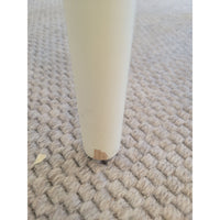 SET of 8 Bulgarian Faux Bamboo Dining Chairs w/ Tan Cushions - AS IS