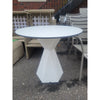 Vertex White Dining Set by Vondom - Includes Round Table & Pair of Chairs