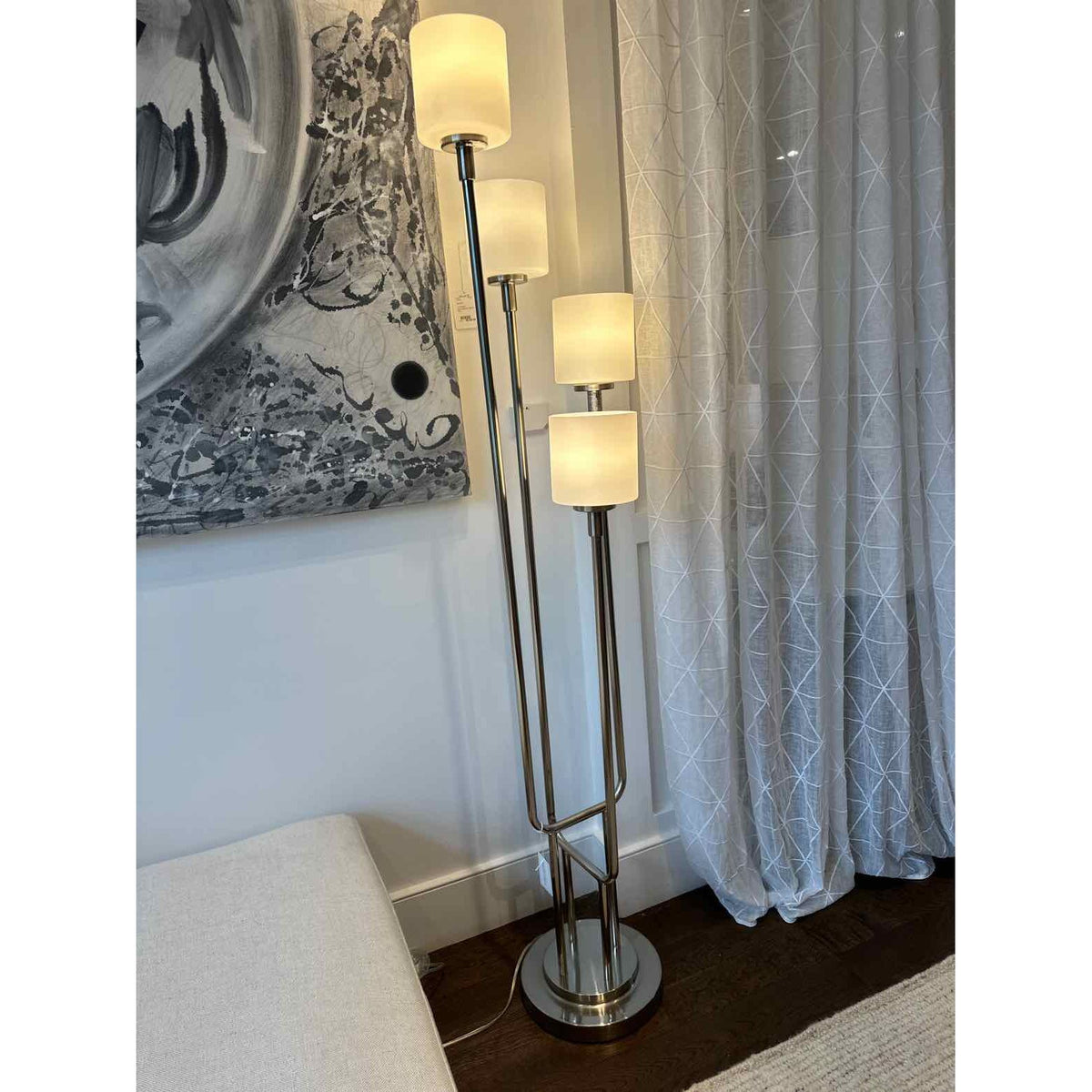 MCM Style Four Light Standing Lamp