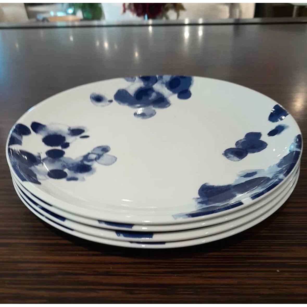 Set of Four Bernardaud 'Ondee' Salad Plates