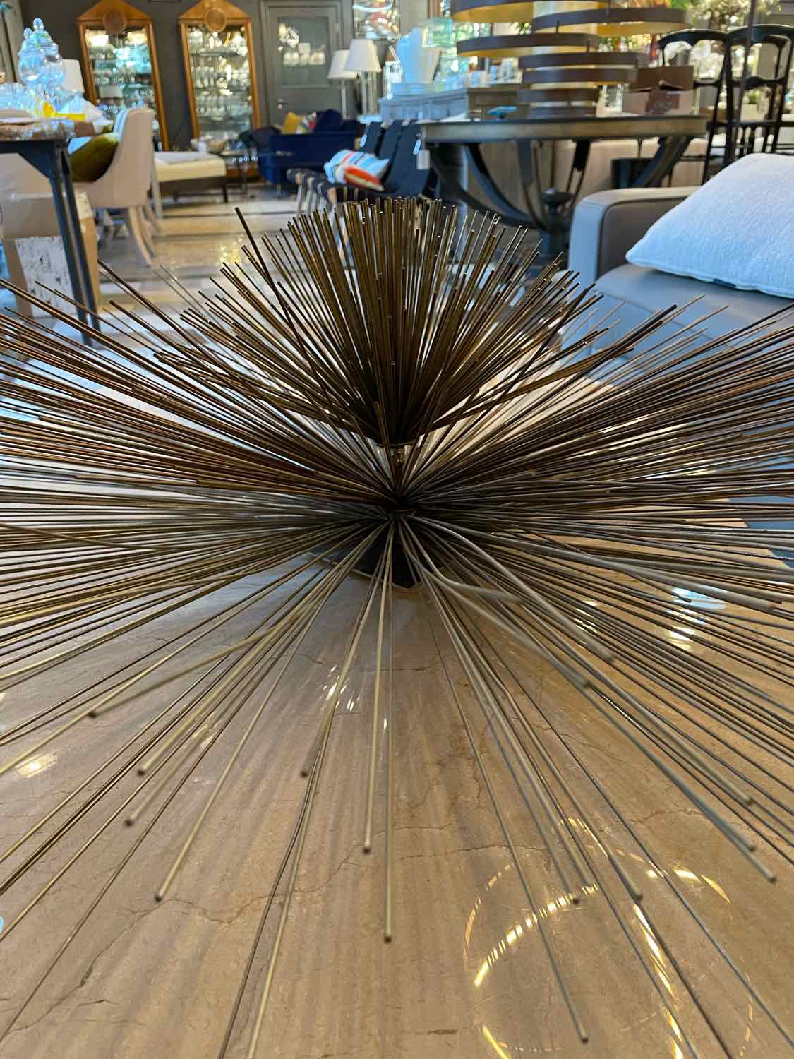 Curtis Jere Style Brutalist Starburst Pom Pom Wall Sculpture (AS IS)
