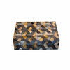 Wood Box w/ Onyx Mosaic Veneer