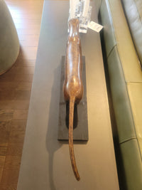 'Cheetah' Bronze Sculpture on Black Base Ed. A/C by Robert L. Hooke