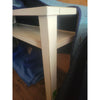 Off-White Wood Vitrine Console Table - AS IS