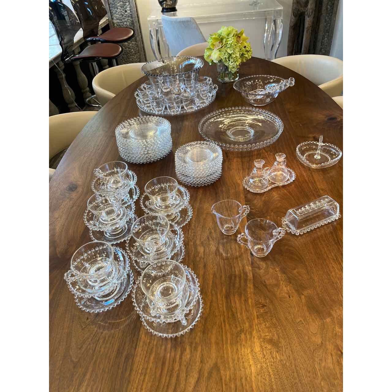 ImperialGlassCompany Candlewick 21点 Set of Candlewick Clear Imperial Glass – colletteconsignment.com