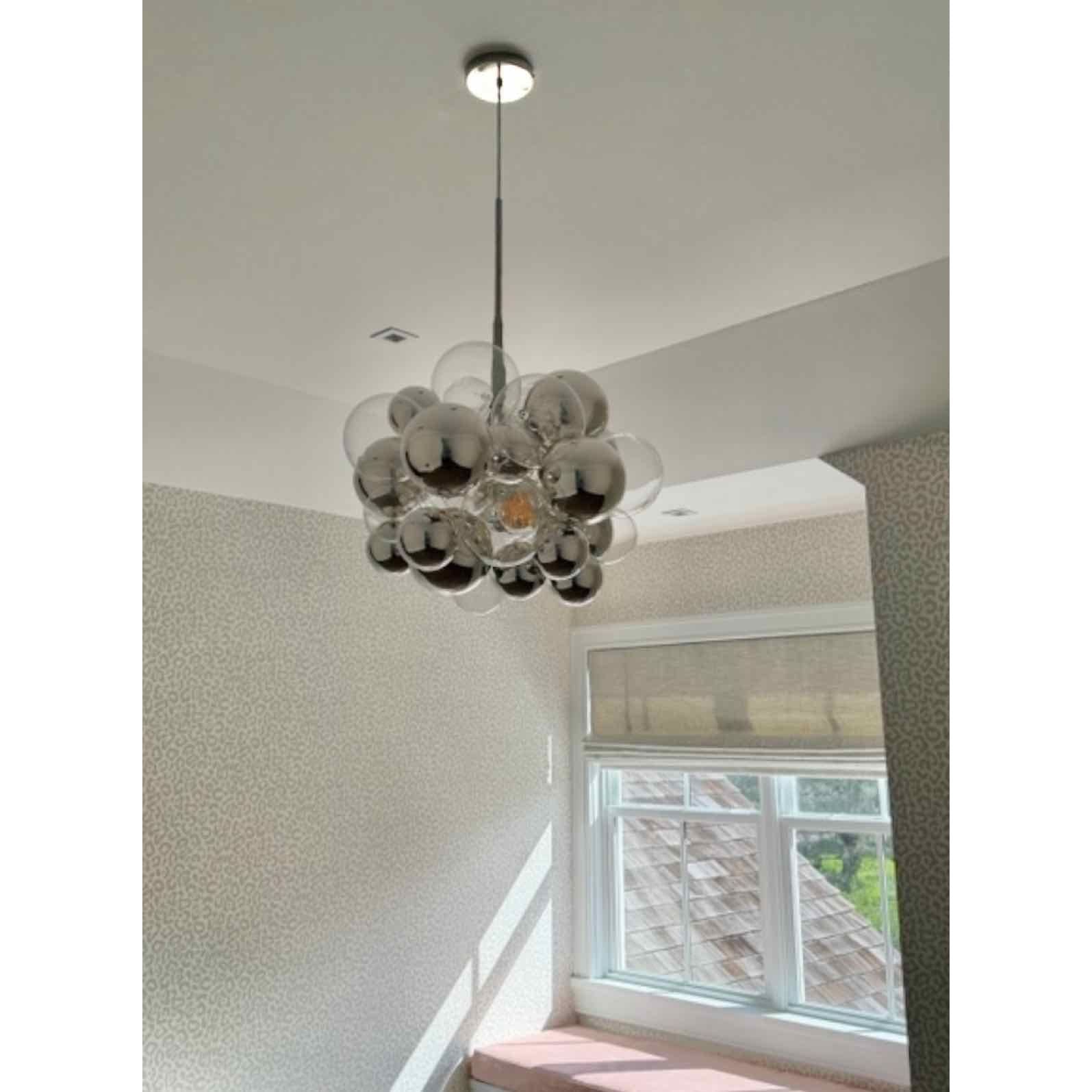 Mirror Glass Bubble Chandelier