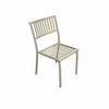 Elisir Aluminum Dining Chair in Mud Gray