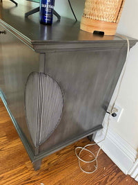 Gray Fluted Dumont Credenza by Noir