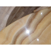 4-ft Round Onyx Coffee Table by Fendi Casa