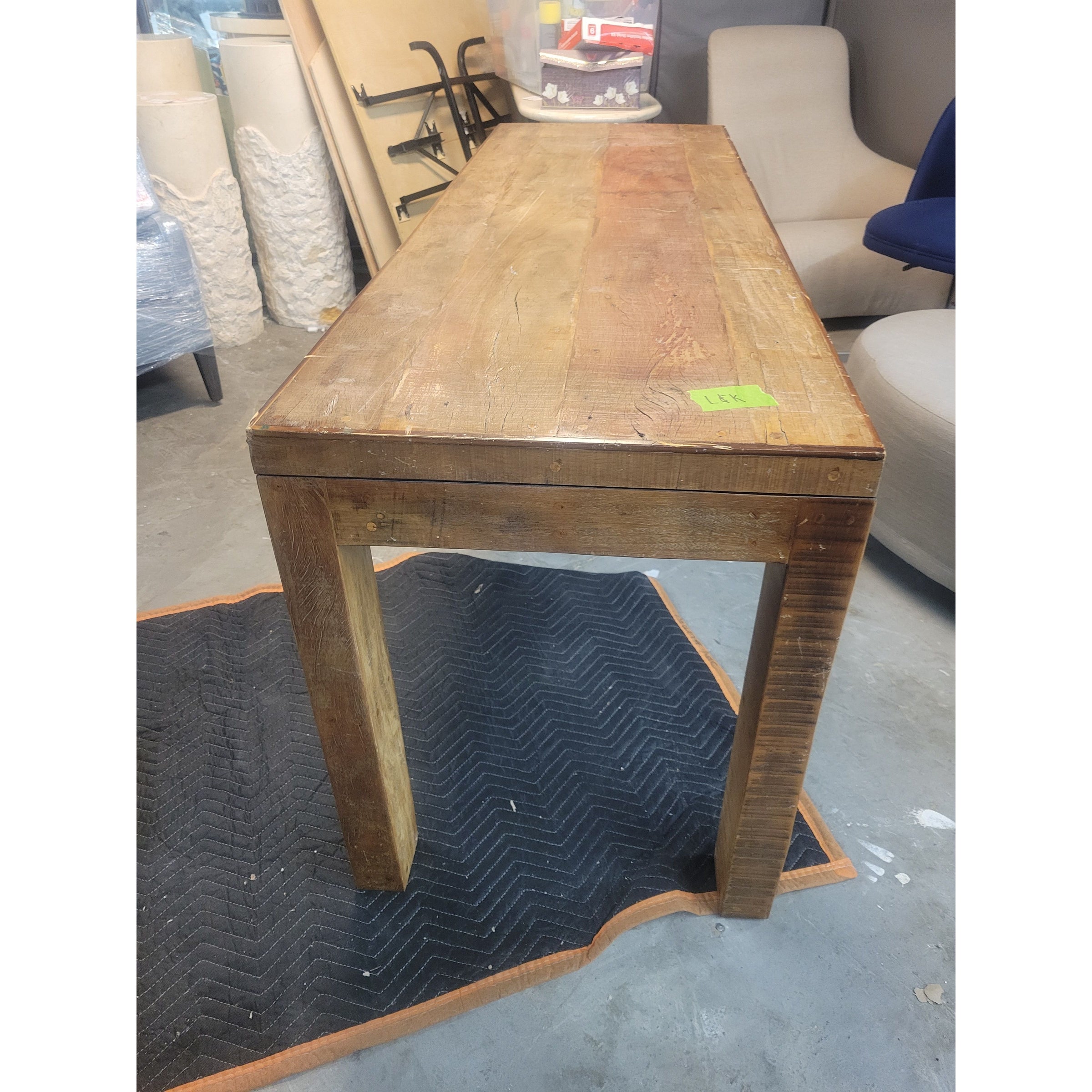 2-Drawer Reclaimed Oak Desk (AS IS)