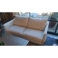 Southampton White Linen Slipcover Sofa by Cobble Hill for ABC