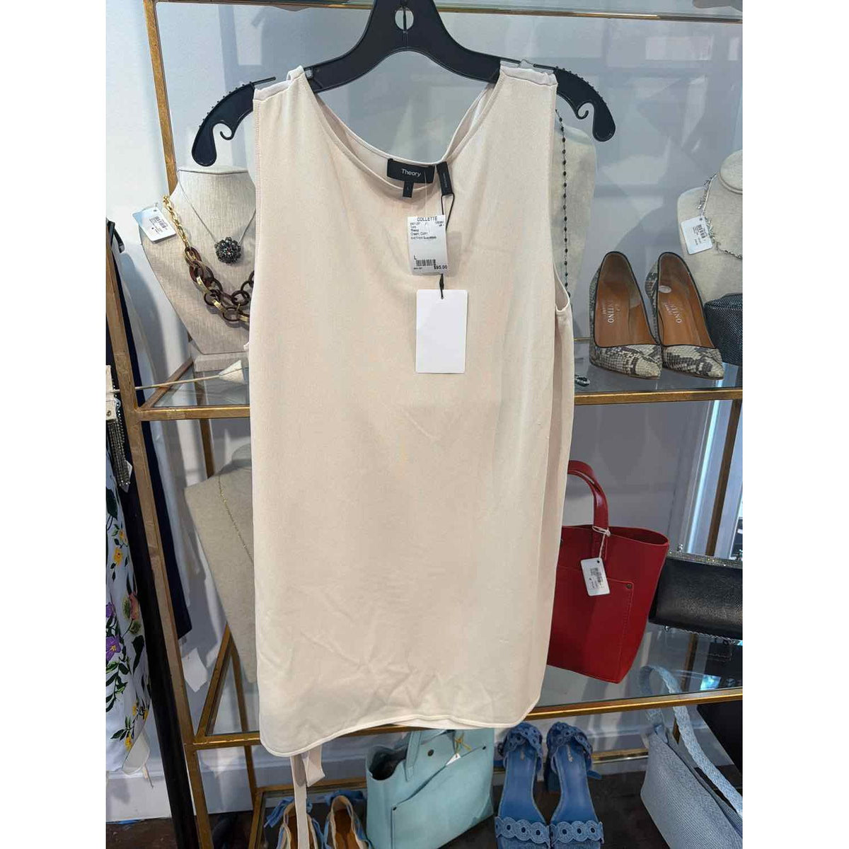 Theory Size L Cream Tunic